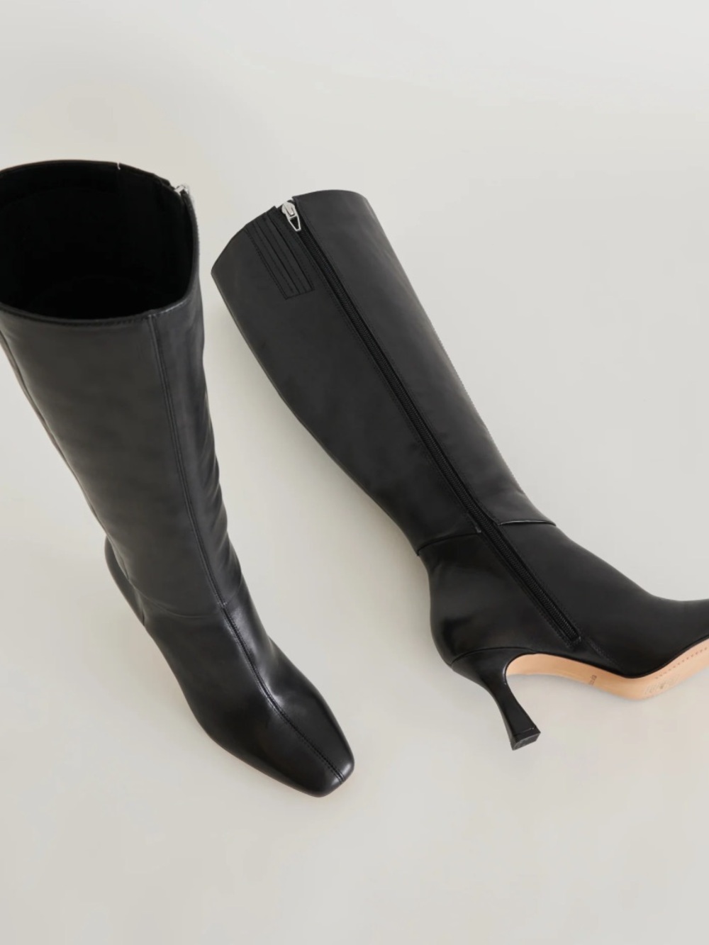 DOLCE VITA Gyra Boots Black Leather Boots- 6.5 - Picture 3 of 13